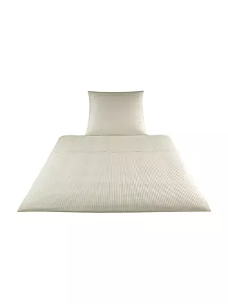 ELEGANTE | Ropa de cama de damasco Milano 70x90cm/140x200cm Blanco | beige